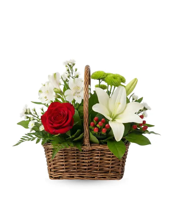 Holiday Winter Wishes Basket bloomexusa