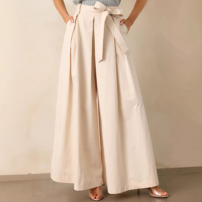 Horizon Pleated Belted Trousers