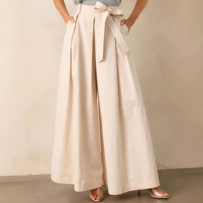Horizon Pleated Belted Trousers
