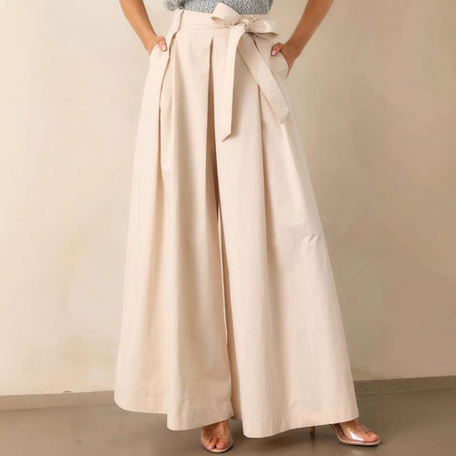 Horizon Pleated Belted Trousers
