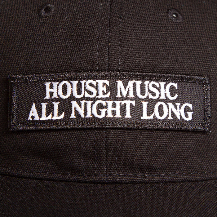 House Music - Canvas Cap - Black