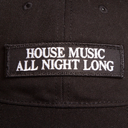 House Music - Canvas Cap - Black