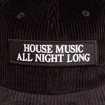 House Music - Cord Cap - Black