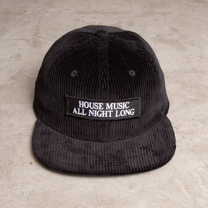 House Music - Cord Cap - Black