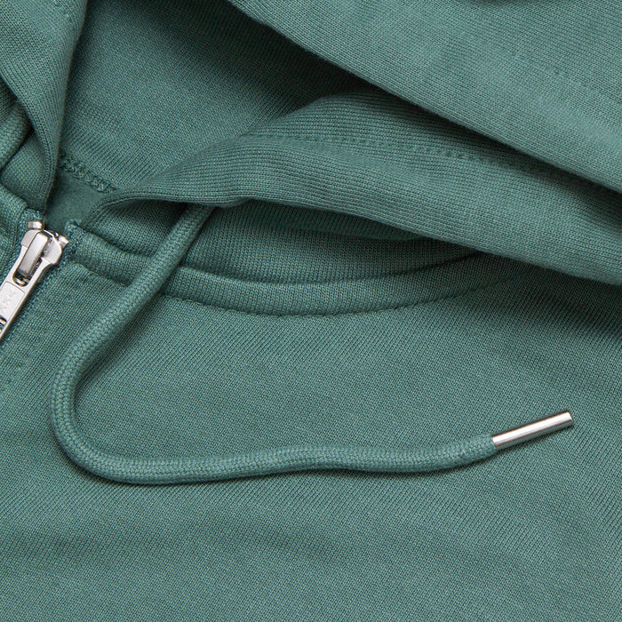 Illegal Rave Crest - Zipped Hood - Green