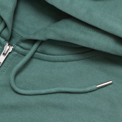 Illegal Rave Crest - Zipped Hood - Green
