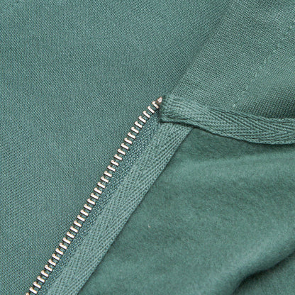 Illegal Rave Crest - Zipped Hood - Green