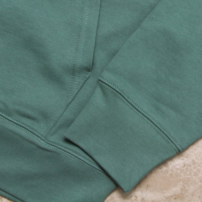 Illegal Rave Crest - Zipped Hood - Green