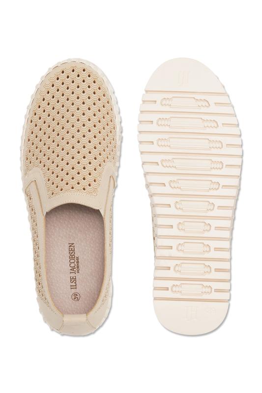 Ilse Jacobsen Tulip Slip On Platform - Beige/Ivory