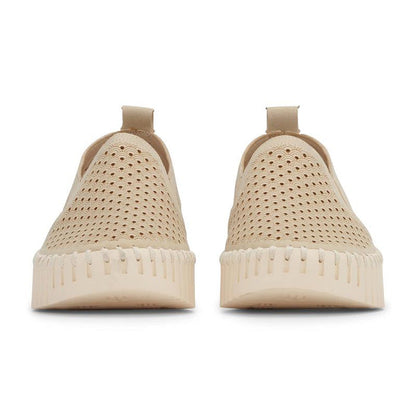 Ilse Jacobsen Tulip Slip On Platform - Beige/Ivory