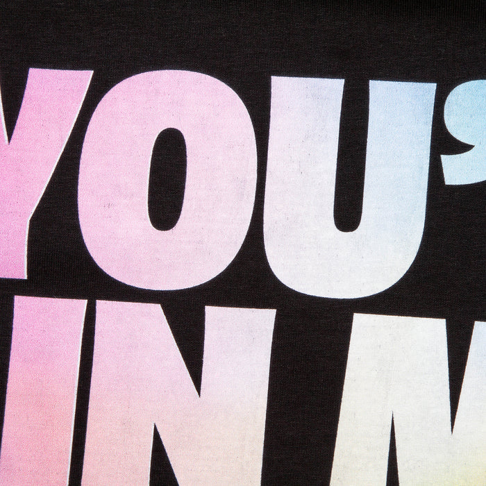 In My System Front Print - Tshirt - Black