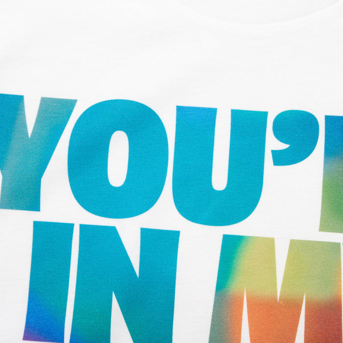 In My System Front Print - Tshirt - White