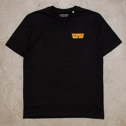 Invader Psychedelic Disco 1972 Back Print - Tshirt - Black