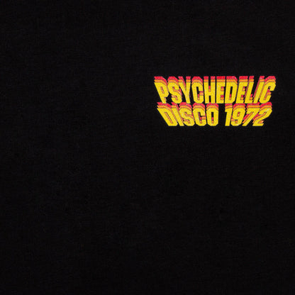 Invader Psychedelic Disco 1972 Back Print - Tshirt - Black