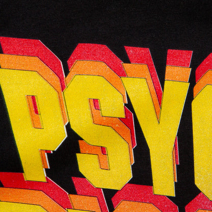 Invader Psychedelic Disco 1972 Front Print - Tshirt - Black