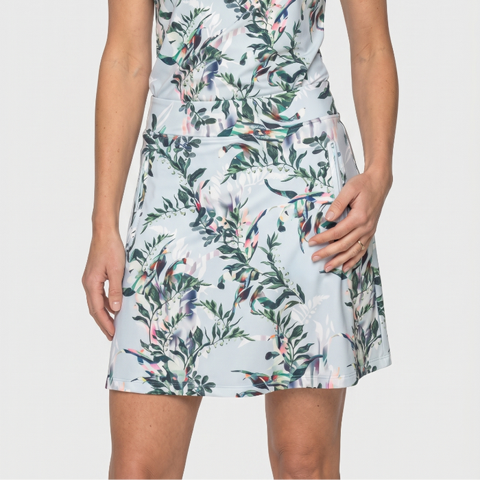 Kastel Botanical Skort (17") - Powder Blue