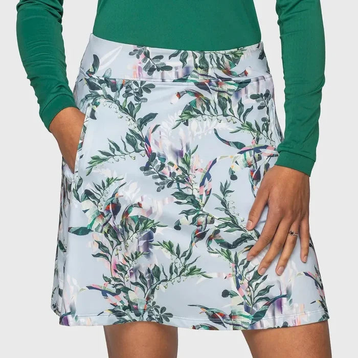 Kastel Botanical Skort (17") - Powder Blue