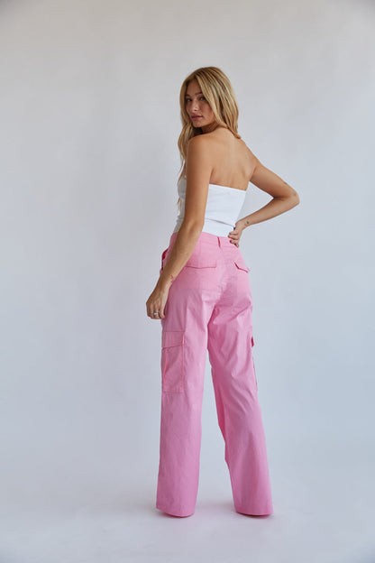 Keely Wide Leg Cargo Pants