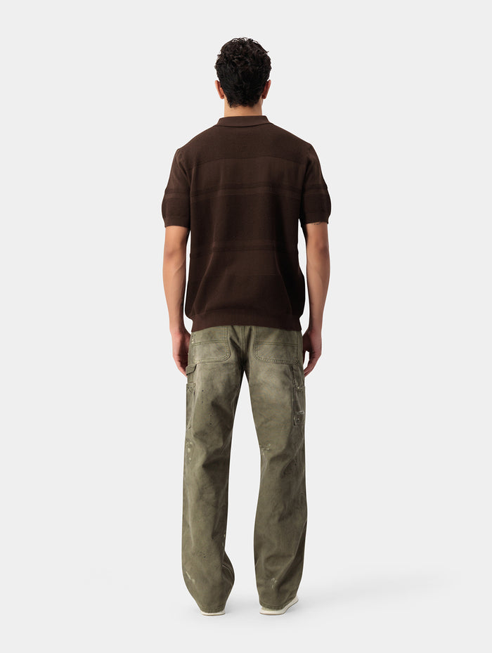 KNIT POLO SHIRT