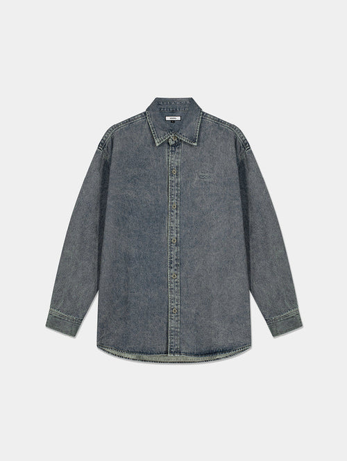 LIGHT WASH DENIM SHIRT
