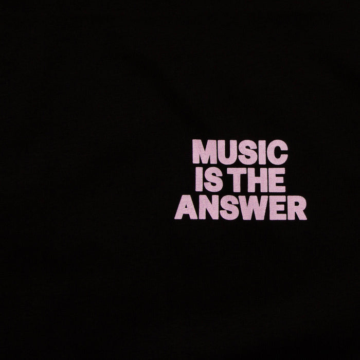 Ltd Crest Music Answer - Tshirt - Black