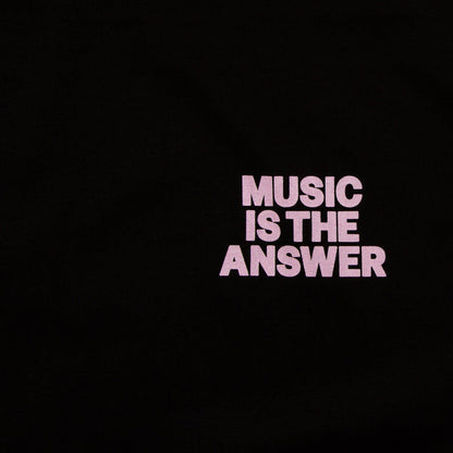Ltd Crest Music Answer - Tshirt - Black
