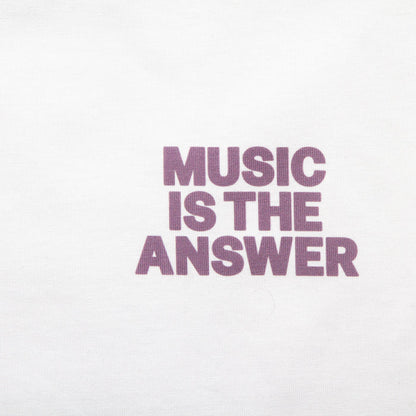 Ltd Crest Music Answer - Tshirt - White