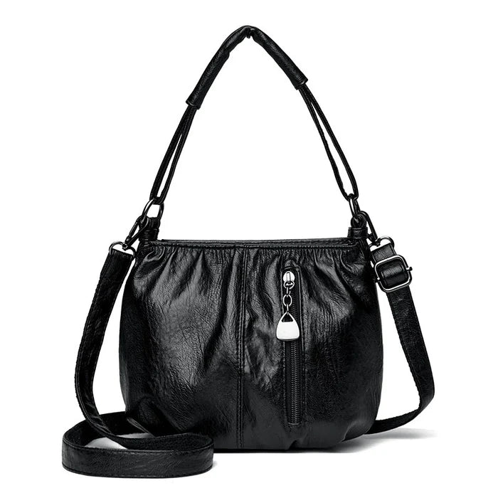 MB50744  Crossbody Leather Handbag