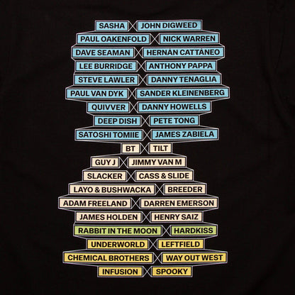 MC Progressive House Legacy Front Print - Tshirt - Black
