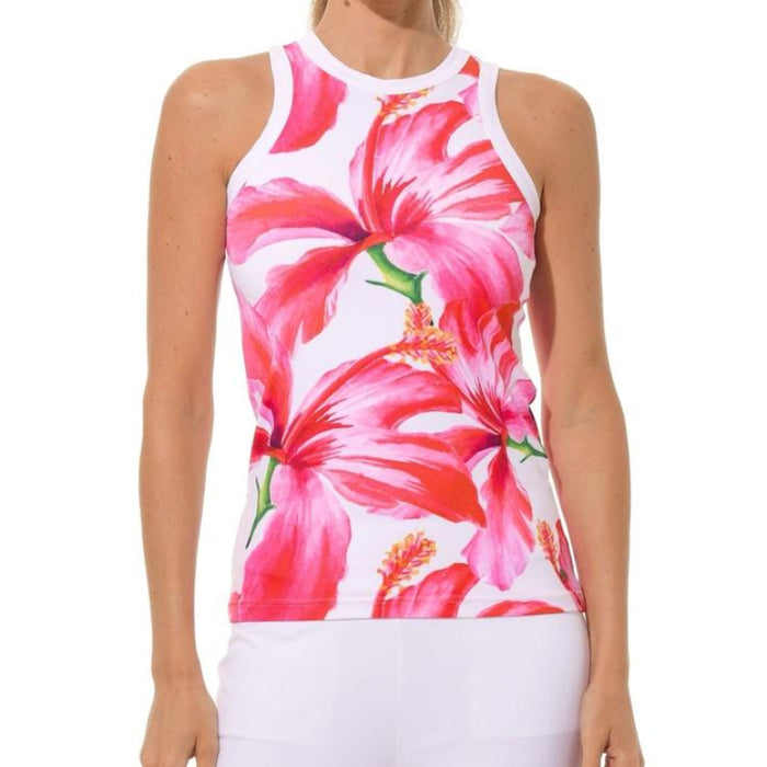 MDC HIbiscus Print Tank - Pink Floral