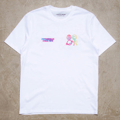 Mercury Elements Psychedelic Disco 1972 Back Print - Tshirt - White