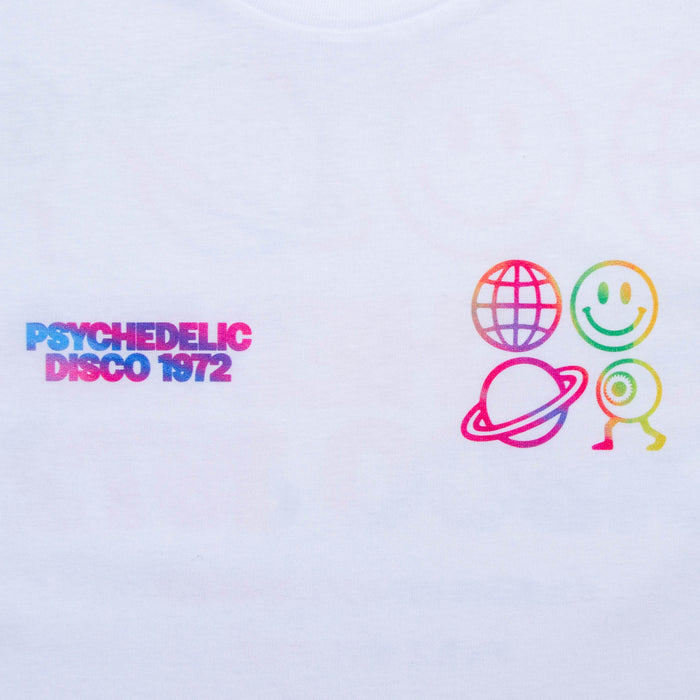 Mercury Elements Psychedelic Disco 1972 Back Print - Tshirt - White