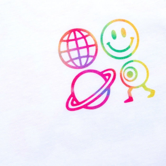 Mercury Elements Psychedelic Disco 1972 Back Print - Tshirt - White