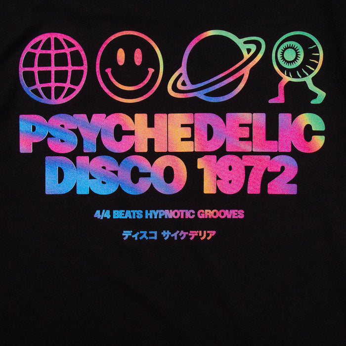 Mercury Elements Psychedelic Disco 1972 Front Print - Tshirt - Black