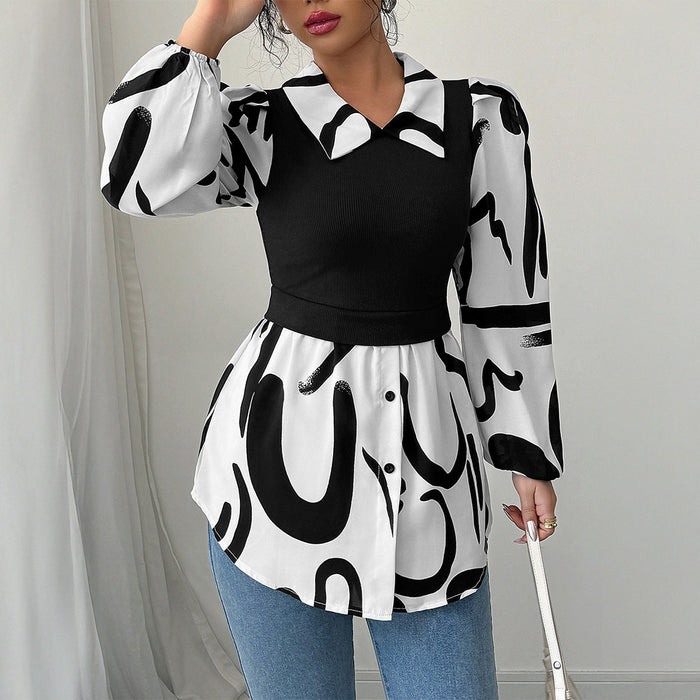 Metropolitan Abstract 2-in-1 Shirt