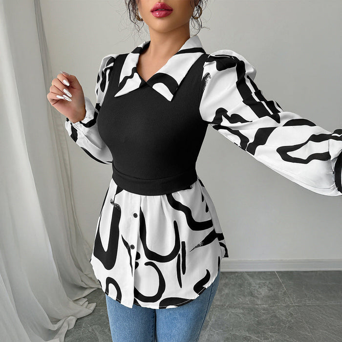 Metropolitan Abstract 2-in-1 Shirt