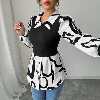Metropolitan Abstract 2-in-1 Shirt