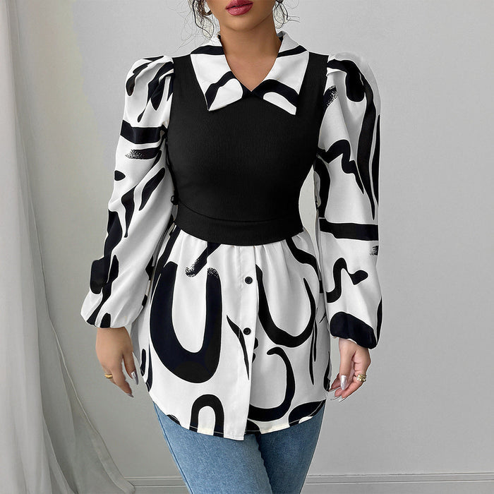 Metropolitan Abstract 2-in-1 Shirt