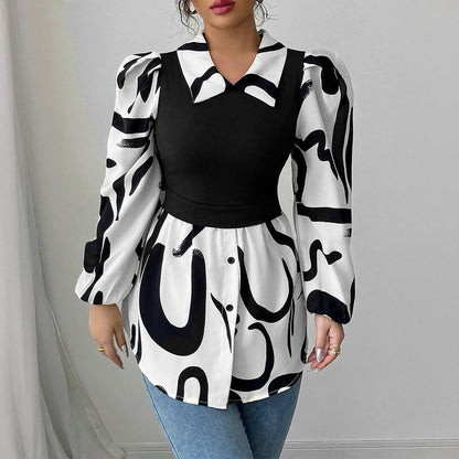 Metropolitan Abstract 2-in-1 Shirt