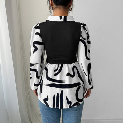 Metropolitan Abstract 2-in-1 Shirt
