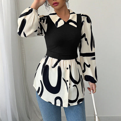 Metropolitan Abstract 2-in-1 Shirt