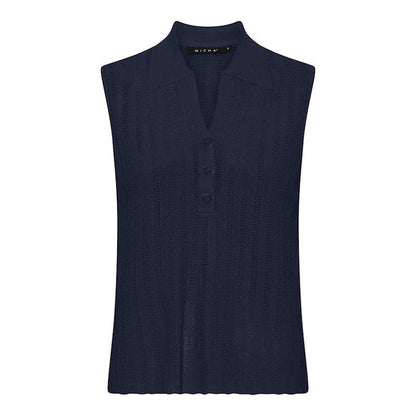 Micha S/L Knit Polo - Navy