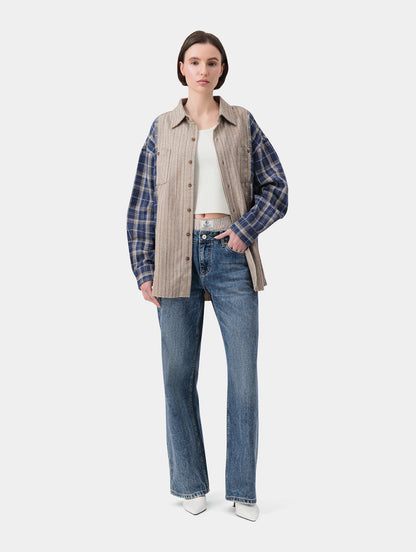 MIX-PRINT SHIRT