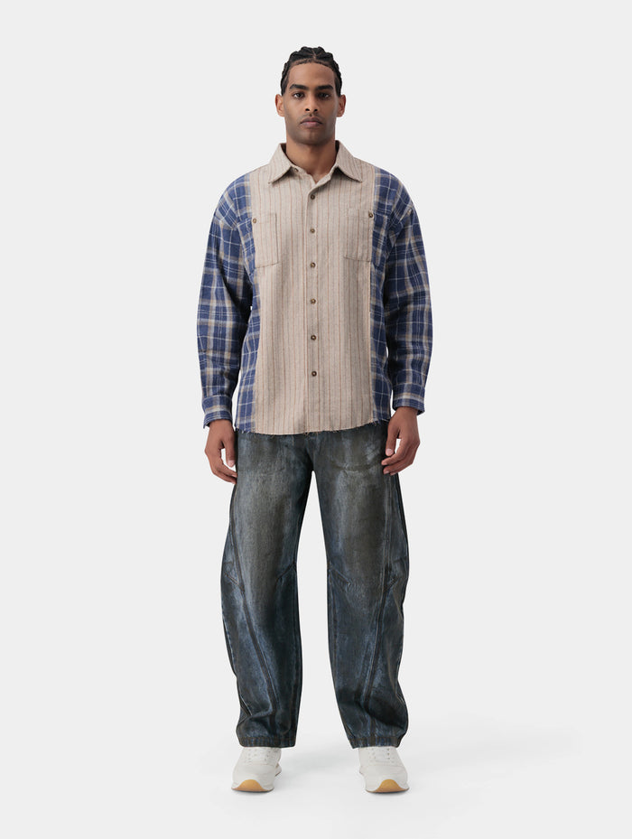MIX-PRINT SHIRT