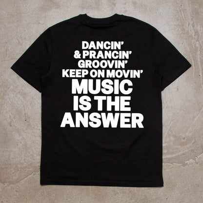 Music Is The Answer Ltd Edition - Regular Tshirt - Custom Colour