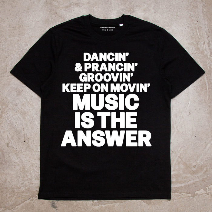 Music Is The Answer Ltd Edition - Regular Tshirt - Custom Colour