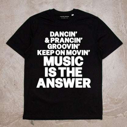 Music Is The Answer Ltd Edition - Regular Tshirt - Custom Colour