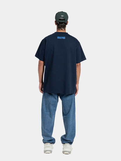 NIGHTMARE GRAPHIC T-SHIRT - NAVY