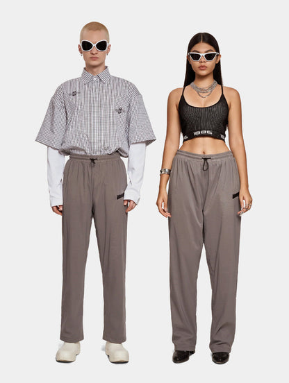 NYLON PANTS - GREY