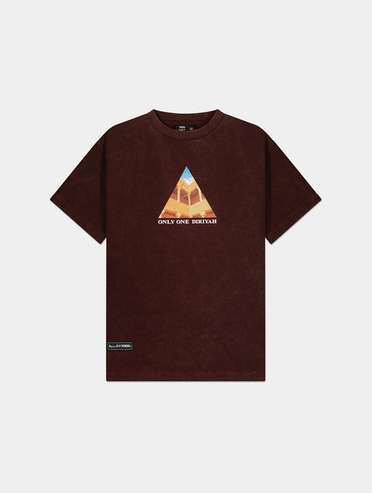 OOD T-SHIRT - DARK BROWN